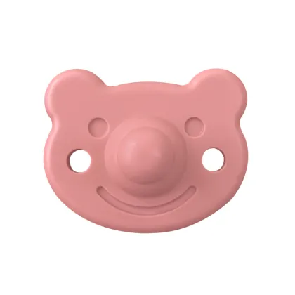 Cute bear shaped soft silicone baby pacifier