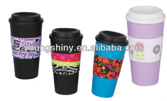 16oz PP COFFEE MUG W/PE BAND