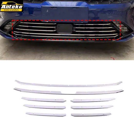 OEM Automotive Stainless Steel Chrome Exterior Accessories for 2020 Kia K5 Front Lower Grille Trim