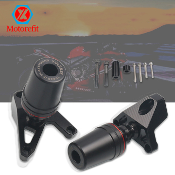 RTS CNC Body Drop Ball Frame Slider Kit Anti-Crash para Honda CB650R/CBR650R 19-21 &amp; CB650F/CBR650F 14-18