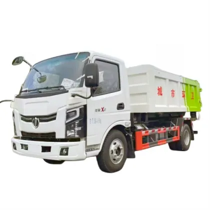 New CLW Hook Arm Garbage Truck 5 Cubic Meters Manual Transmission Light Truck