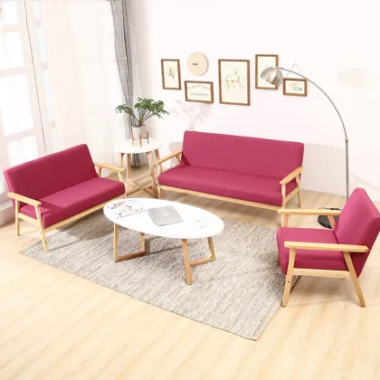 Light Luxury Fabric Goose Down Sofa & Fashion Tiger Leisure Chair