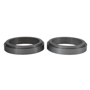 Anello di tenuta ceramica in carburo di silicio nero sinterizzato personalizzato