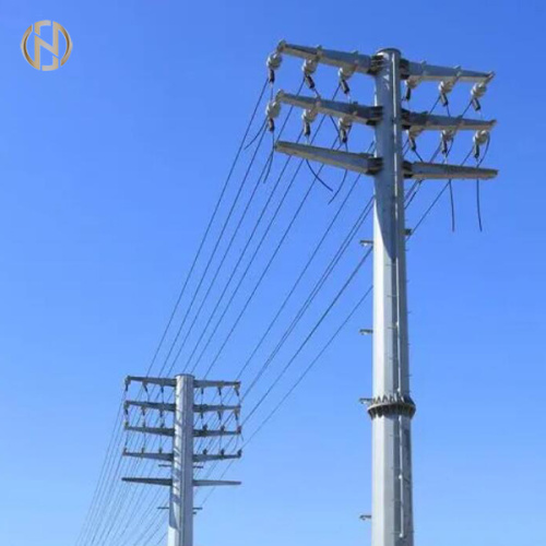 Electric Power Transmission Octagonal steel pole