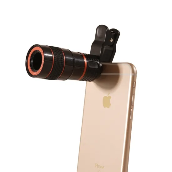 8x Universal Clip-On Smartphone Telescope Camera for iPhone