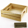 cassa di legno naturale scatola di frutta cassa di legno di legno / cassa di legno da artigianato shuanglong