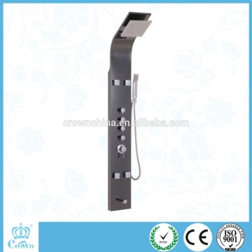 HG-4126 Built in multifunction rainfall cheap black shower panel