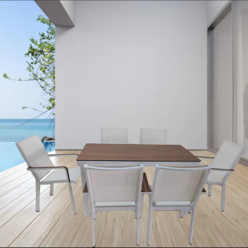 Factory Supplied Outdoor Coffee Patio Dining Table and Chair Set