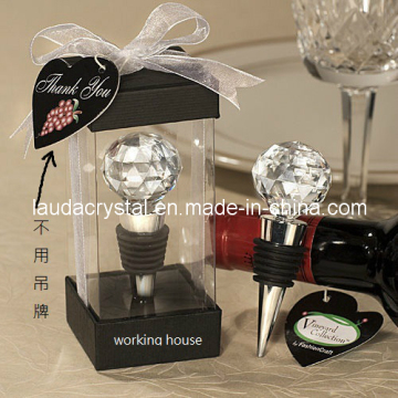 K9 Lauda Colours Crystal Wine Bottle Stopper