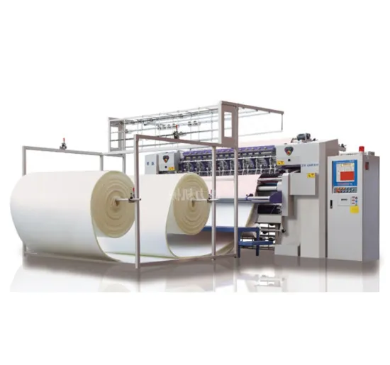 High-speed shuttleless multi-quilting machine