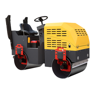 YL1000D Diesel Compactor Vibratory Double Drum Road Roller Machine - 1 Tonne to 10 Tons for Sale