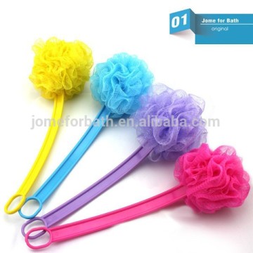 wholesale mesh bath sponge ball w handle