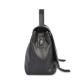 Borsa tote Whitney grande in pelle con borchie convertibile nera