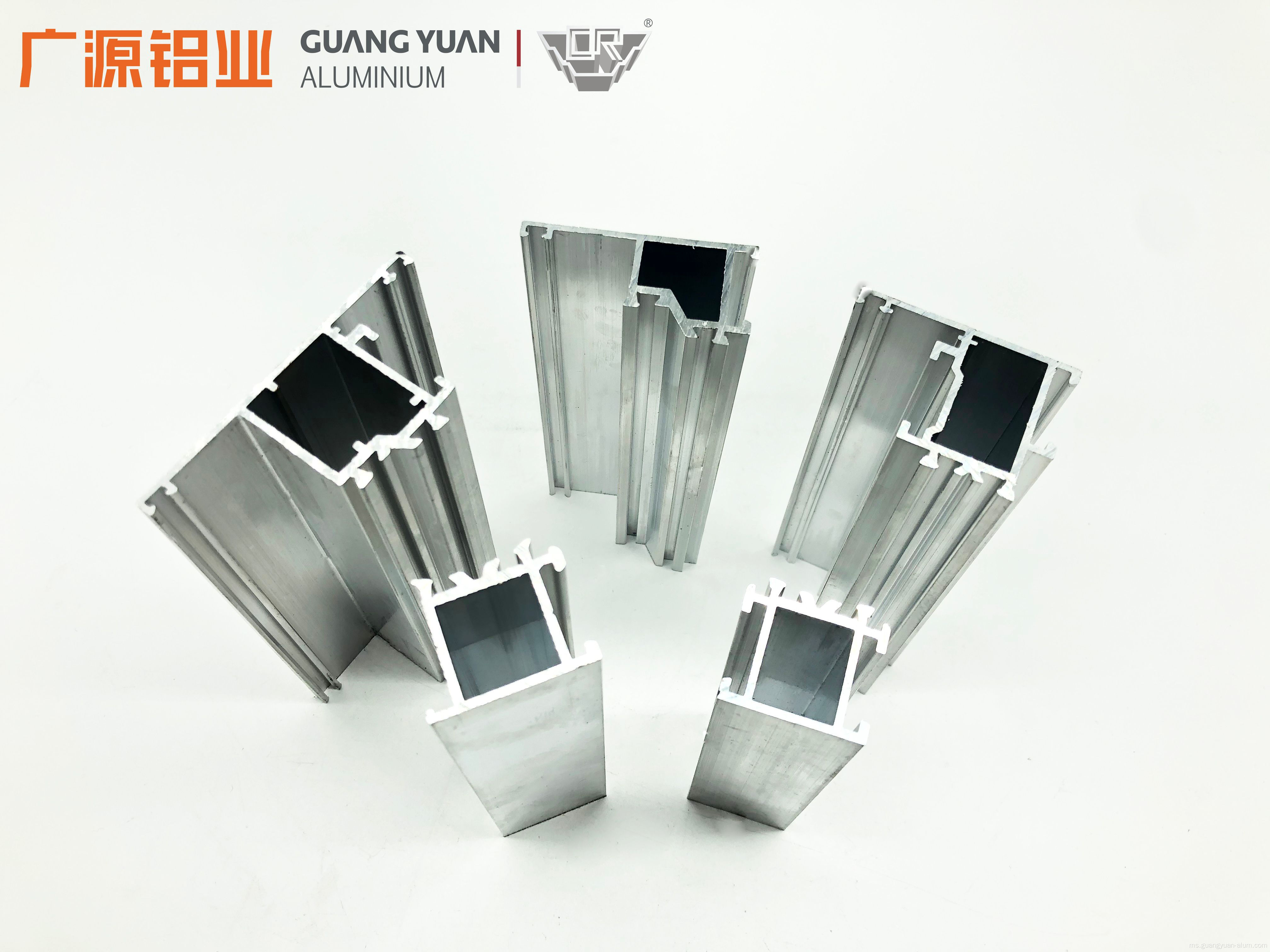 Profil aluminium untuk pintu dan tingkap
