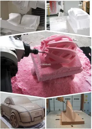 CHINSAIL 5 Axis CNC Router 1530 with 360 Degree Rotate Spindle