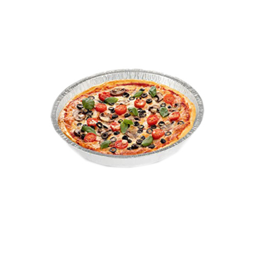 Contenitore pizza in alluminio con coperchio