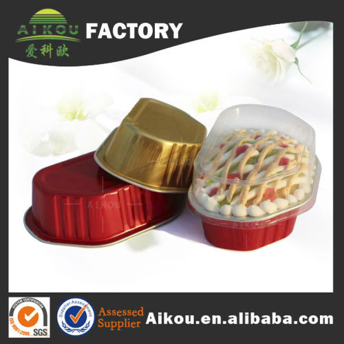 Wholesale colorful exquisite aluminum foil container for baking