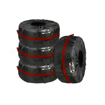 Waterproof Lightweight Tire Covers Set of 4 - Car Wheel Tote Storage Bags