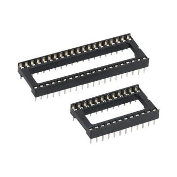 Ventas en caliente Buen precio de 2.54 mm Conector de enchufe IC de estampado de tono para recubrimiento de estaño