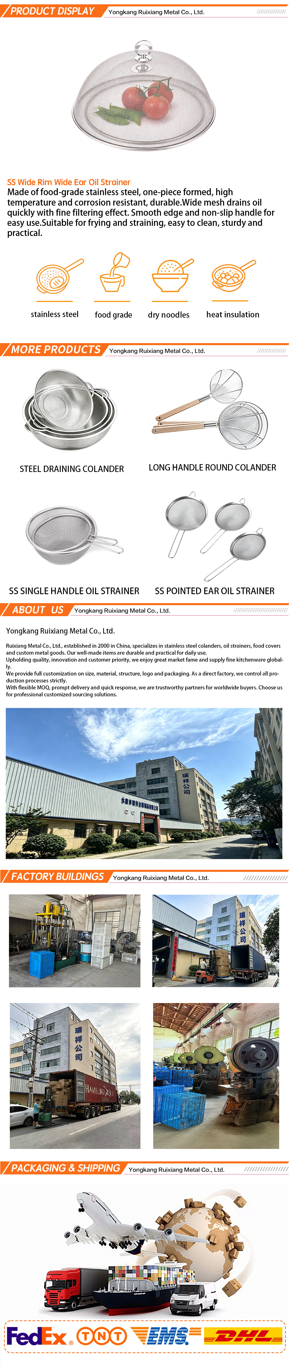 15-Stainless Steel Food Cover-X