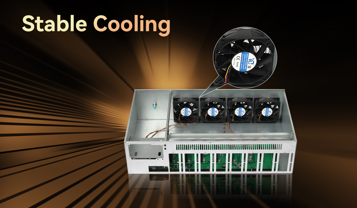 8 GPU Mining Rig Mainframe