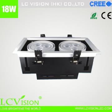 LED lighting / 18W CREE LED Down light / Dimming / Adjustable / 900 lm