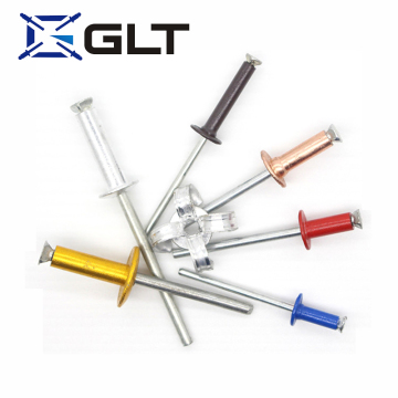 customization aluminum domed head flower shape rivet