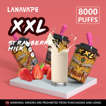 LANA XXL 8000 퍼프 일회용 포드