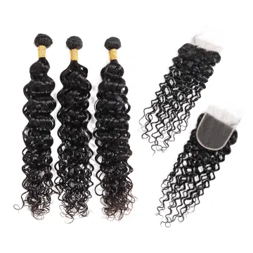 Water Wave Bundles Brazilian Hair Weave Bundles Water Wave 30 inch Hair Extensions For Black Women Human Hair Bundles