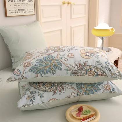 Customized Size Cotton Bedding Sheet Set for Home Textiles