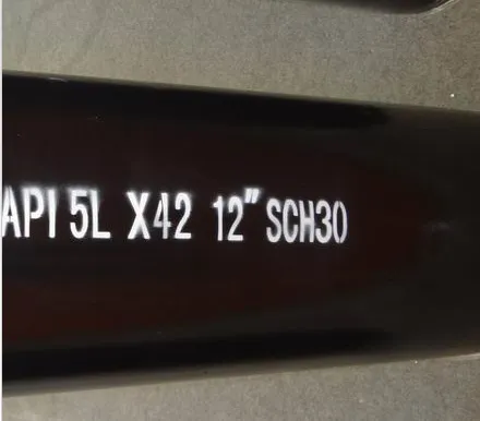 Welding Pipe X42 O. D12'' X SCH30