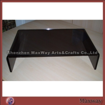 Black Square Acrylic Laptop/PC Table