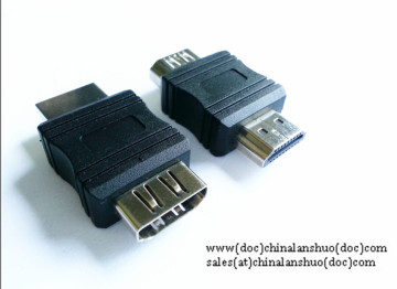 HDMI A male to female expose both side 180