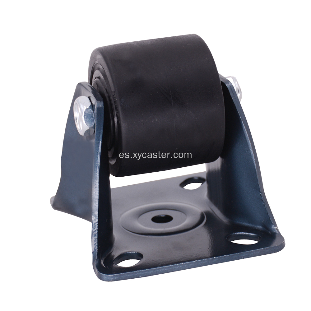 Caster de baja gravedad de nylon fijo de 2.5 pulgadas