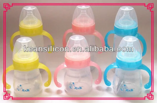 4oz Baby Bottles Pack Of 3 Gently Used Natural Feeding Baby Bottles Clear 4 OZ