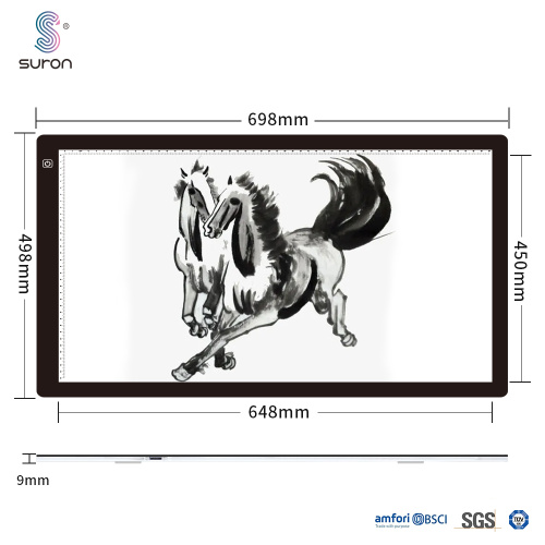 Suron dipimpin papan cahaya stepless kecerahan A2