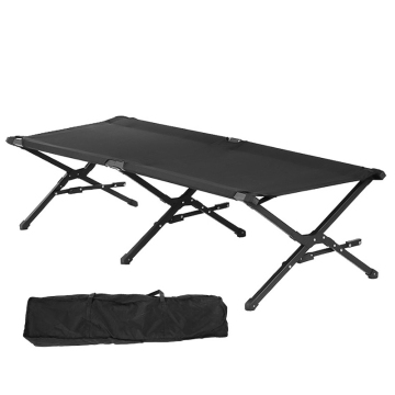 Factory Direct 600D Oxford Regulowane przenośne składane łóżeczka kempingowe