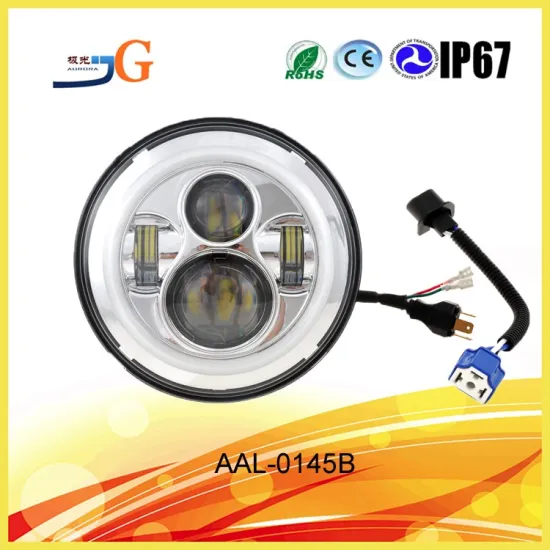 Harley motorcycles led headlights replacement, 7 inch motorcycle headlamps