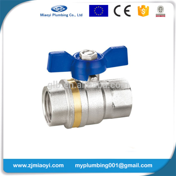New Design Cheap 1/4'' ~ 4'' Lead Free Forged PN10 Nikel Plating Full Port PEX Brass Ball Valves with T Handle