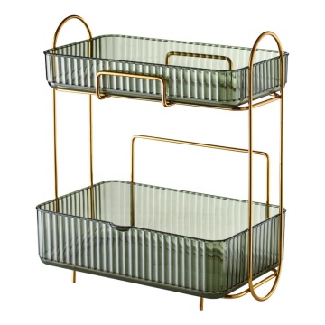 Transparent Makeup Storage Box for Jewelry, Office, Bedroom, Bathroom Counter