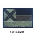 Patchs Velcro personnalisés de drapeau d&#39;insigne de broderie 3D