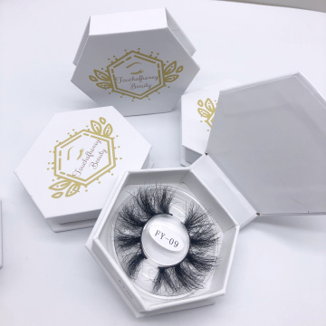 Rose Gold Drawer Custom Lash Packaging Box - Luxury Private Label Eyelash Case 25mm Mink Eyelash Wholesale