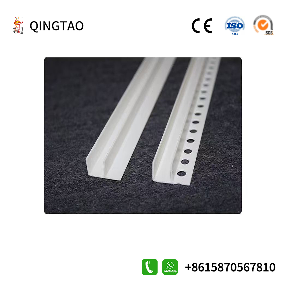 PVC corner protector F type non-barbed type PVC corner protector F type non-barbed type