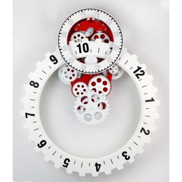 No.3 Big Silver Gear Wall Clock