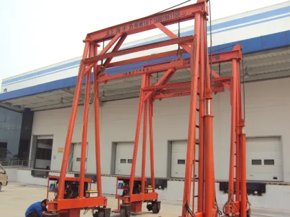 Small Henan Weihua Brand 20 Ton Boat Lifting Gantry Crane Supplier