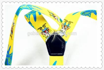 Kids Fancy printing braces suspenders