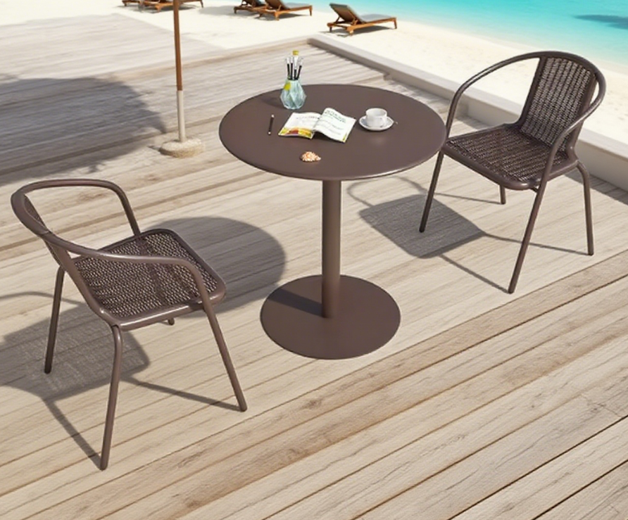 Carbon steel garden set