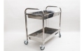 Utilien -Trolley aus Edelstahl Standard