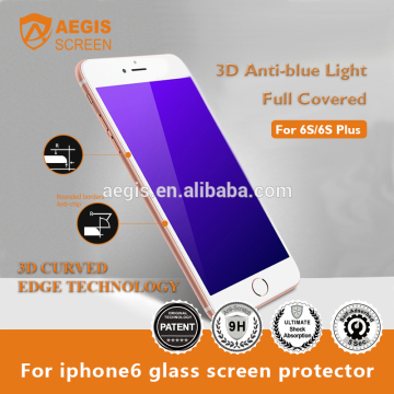 Anti-Blue Ray tempered glass screen protector , top selling product 2016 screen protector safeguard