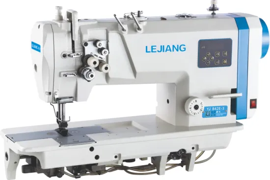 Direct drive double needle flat sewing machine